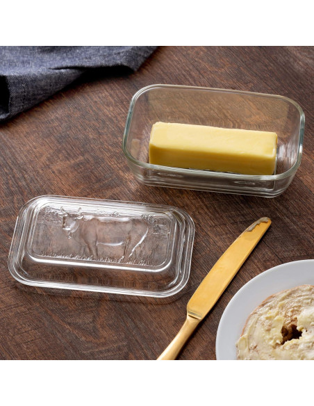 Plato de Mantequilla Luminarc Arc Internacional 16.9x10.5 cm