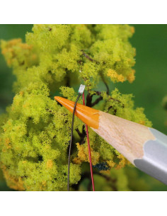 20 LEDs SMD 0603 Pre-cableados Evemodel Azul 12V 20cm 2