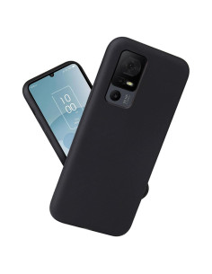 Funda de Silicona Suave Negra para TCL 40 XL - Protección Completa