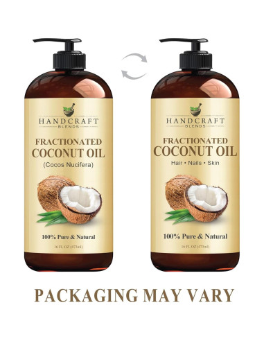 Aceite de Coco Fraccionado Handcraft Blends 473 ml - 100% Puro