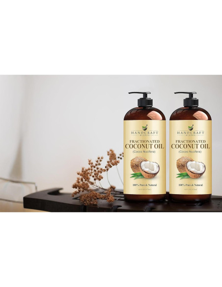 Aceite de Coco Fraccionado Handcraft Blends 473 ml - 100% Puro