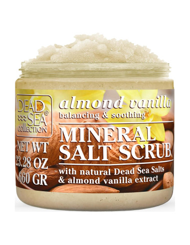 Exfoliante Corporal Colección del Mar Muerto 660g Almendra Vainilla