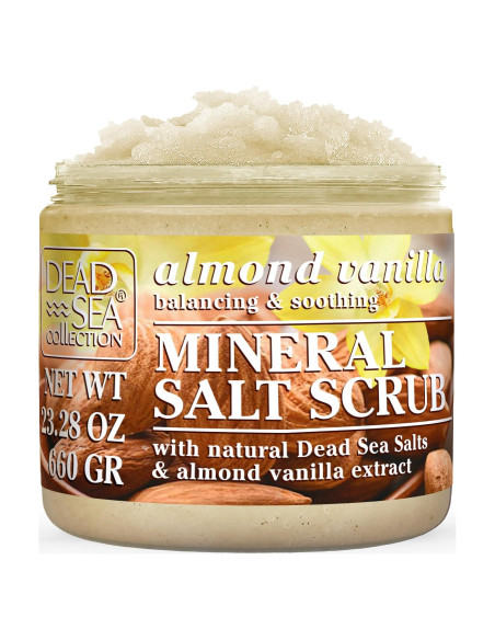 Exfoliante Corporal Colección del Mar Muerto 660g Almendra Vainilla