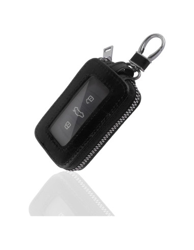 Funda Universal para Llave de Auto Turcee de Cuero PU - Negro