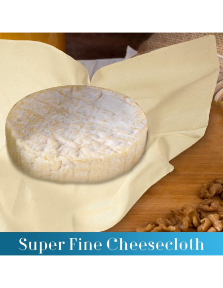 Tela de Queso Reutilizable Peryiter 40 Pcs Algodón 50.8x50.8 cm