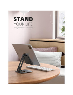 Soporte Plegable Lamicall para Tabletas 4-13" Negro 2