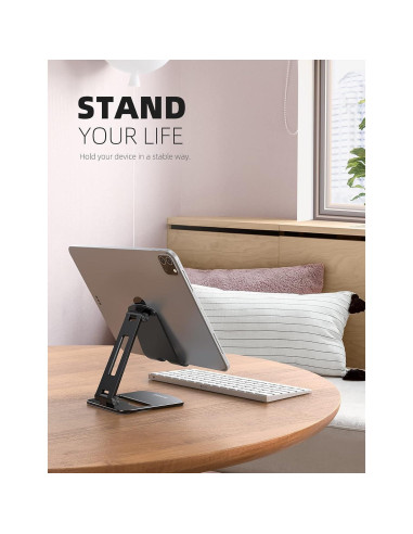 Soporte Plegable Lamicall para Tabletas 4-13" Negro