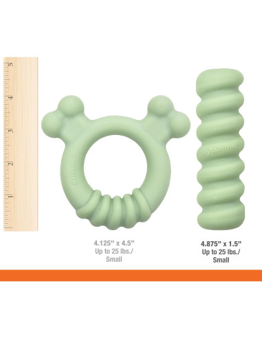 Anillo de Masticar para Cachorros Nylabone Sabor Pollo 15.2cm