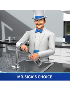 Cepillo para Botellas MR.SIGA, Mango Largo 32.8 cm, Paquete de 2 2