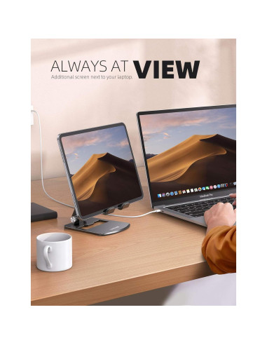 Soporte Plegable Lamicall para Tabletas 4-13" Negro