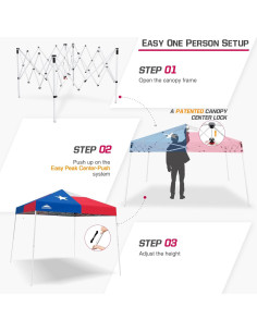 Carpa Plegable EAGLE PEAK 10x10 para Playa y Exterior 2