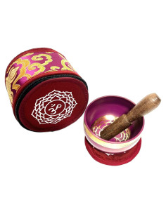 Tazón de Canto Chakra de la Corona 7.62 cm para Meditación