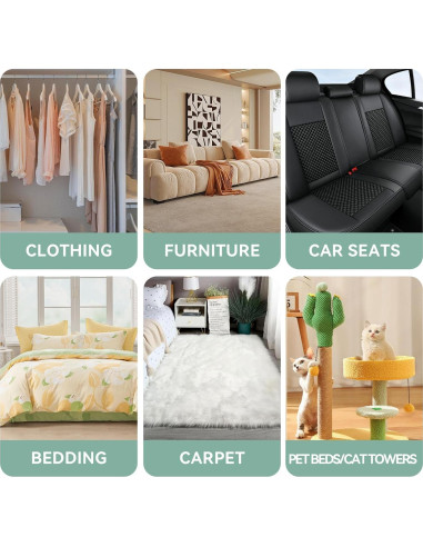 Set Quitapelos para Mascotas 4 Piezas Yunlnny - Guante y Cepillos