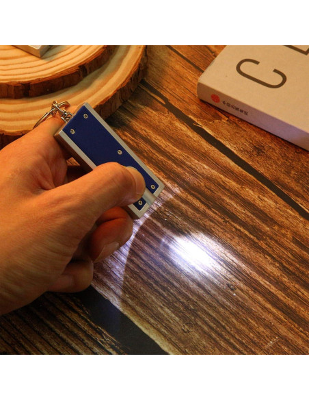 Mudder 12 Mini Linternas LED Llavero Portátil 5.9x2.4cm