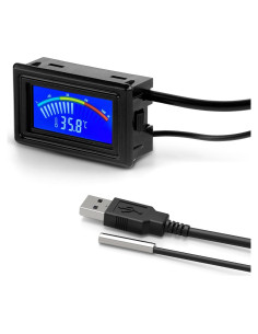 Termómetro Digital KEYNICE AP-185-USB, Medidor de Temperatura LCD