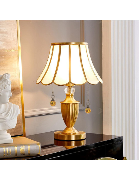 Cadenas de Tirón de Cristal Ámbar Longsheng - 2 Piezas 30CM