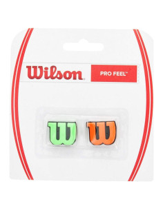 Amortiguador de Tenis Wilson Profeel Verde/Naranja - 2 Piezas
