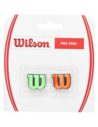 Amortiguador de Tenis Wilson Profeel Verde/Naranja - 2 Piezas