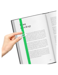 Marcadores Elásticos Shudyear Verde para Libros 18x1cm