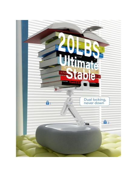 Soporte de almohada para tablet TAZENI modelo BZ-01 gris