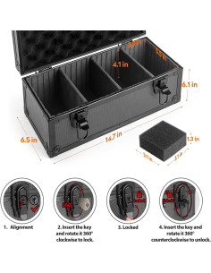 Caja de Almacenamiento MewVeer para Tarjetas Deportivas 300+ Cargas 2