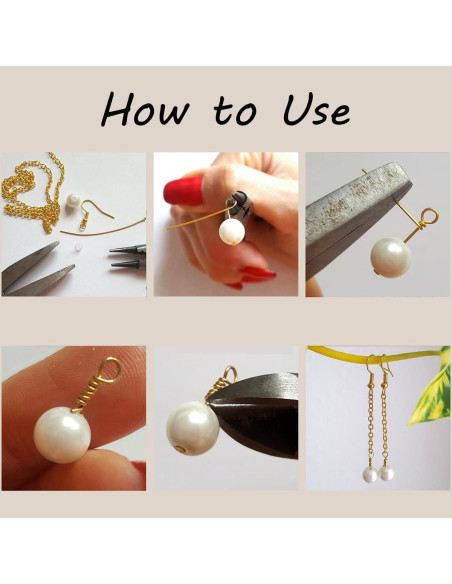 600 Pasadores de Joyería DIY BOYIVI Bronce y Negro 50 mm