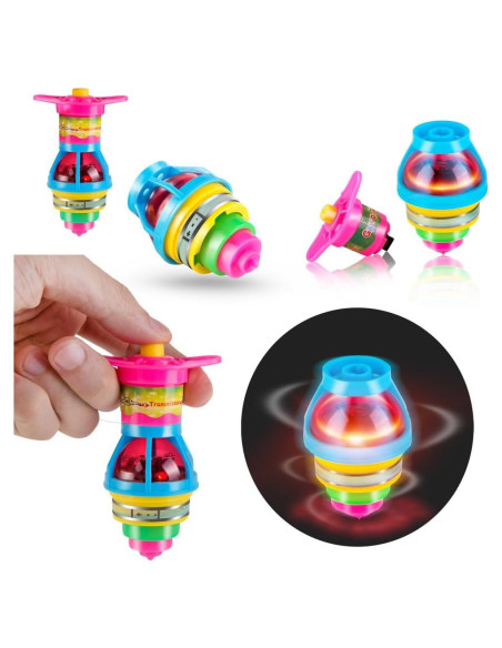 Trompos Voladores Iluminados PROLOSO - Paquete de 15 Unidades