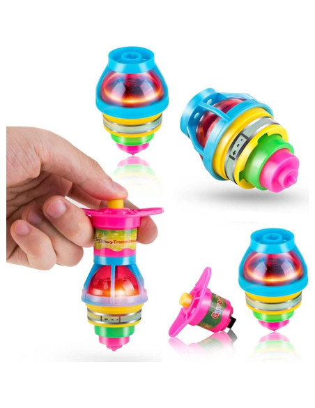 Trompos Voladores Iluminados PROLOSO - Paquete de 15 Unidades