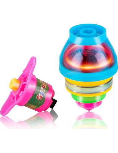 Trompos Voladores Iluminados PROLOSO - Paquete de 15 Unidades