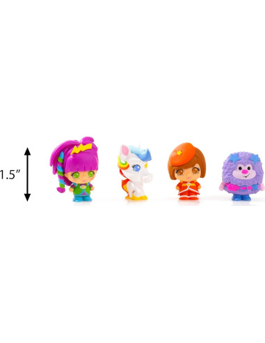 Paquete de 12 Figuras Micro Cheebee Rainbow Brite - TLS Toy