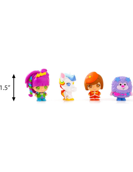 Paquete de 12 Figuras Micro Cheebee Rainbow Brite - TLS Toy