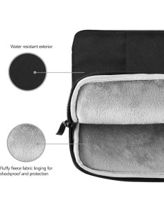 Funda Protectora UPERFECT 16.1" Negra Impermeable con Bolsillo 2