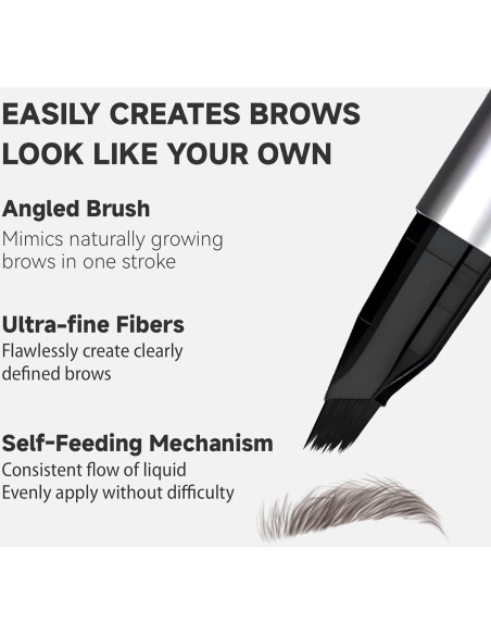 Lápiz de Cejas Unicos Coco, Impermeable, 24hrs Duración Lápiz de Cejas Unicos Coco, Impermeable, 24hrs Duración