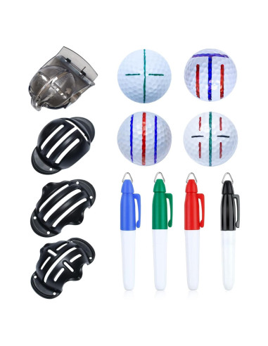 Marcador de Pelotas de Golf CUALFEC GolfLineMarking 8 Pack