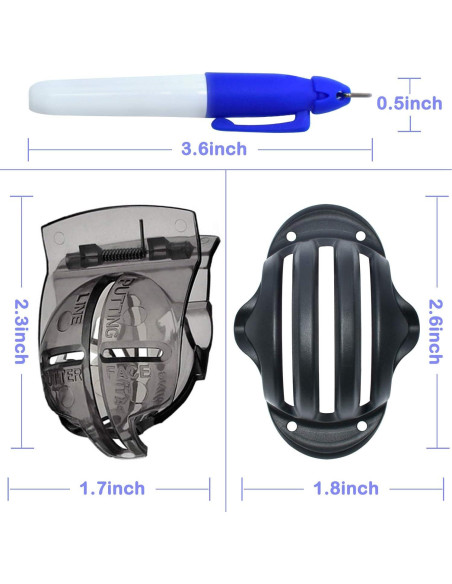 Marcador de Pelotas de Golf CUALFEC GolfLineMarking 8 Pack