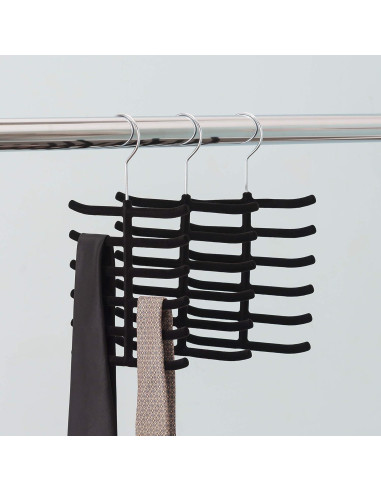 Organizador de Corbatas Home Basics - Paquete de 3, Antideslizante