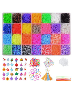 Kit de Pulseras de Goma JIYAKO 11000+ con 10000 Bandas