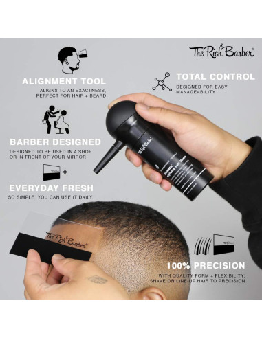 Tarjetas de Aplicación de Fibra Capilar The Rich Barber 5 Pzas