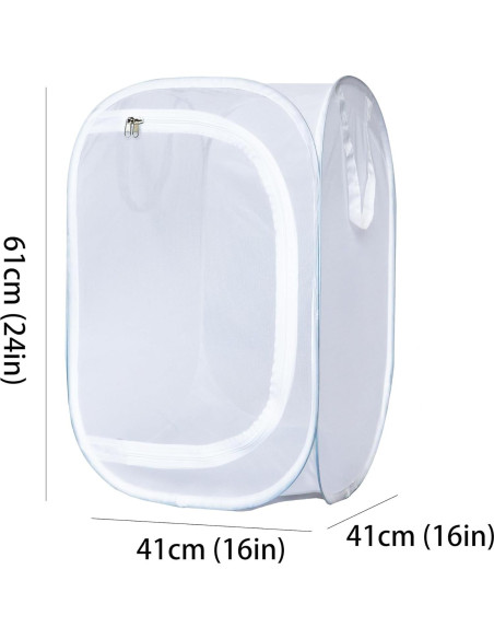 Cápsula de Hábitat para Mariposas GD - 40.64 x 40.64 x 60.96 cm