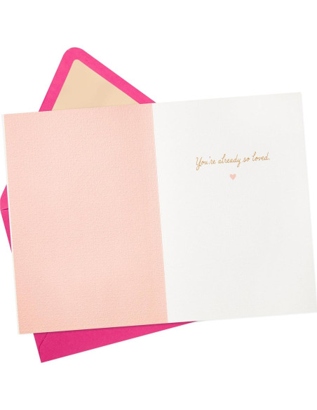 Tarjeta de Baby Shower Hallmark para Niña con Globos 12.7x18.3cm