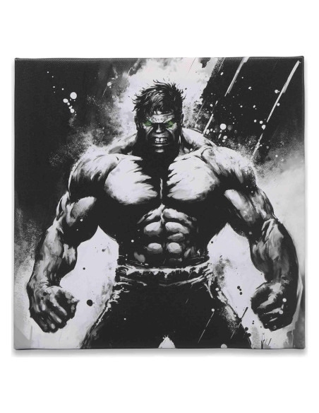 Lienzo Decorativo Marvel El Increíble Hulk 30x30 cm Lienzo Decorativo Marvel El Increíble Hulk 30x30 cm