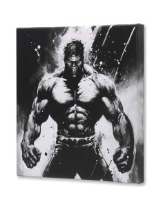 Lienzo Decorativo Marvel El Increíble Hulk 30x30 cm 2