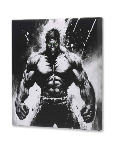 Lienzo Decorativo Marvel El Increíble Hulk 30x30 cm
