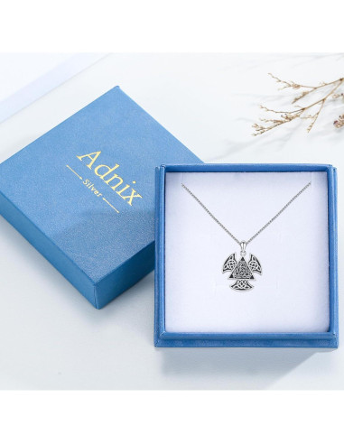 Collar Vikingo 925 Plata Esterlina Nudo Celta 28mm