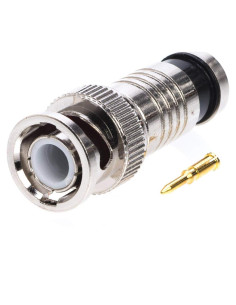 Conector Coaxial BNC RG59 Macho Satmaximum - Paquete de 10