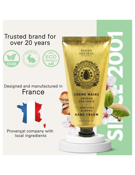 Crema de Manos Panier des Sens Almendra 74.8 ml - Hidratante Natural Crema de Manos Panier des Sens Almendra 74.8 ml - Hidratante Natural