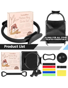 Kit de Pilates en Casa HGKZJSL con Pelota y Bandas de Resistencia 2