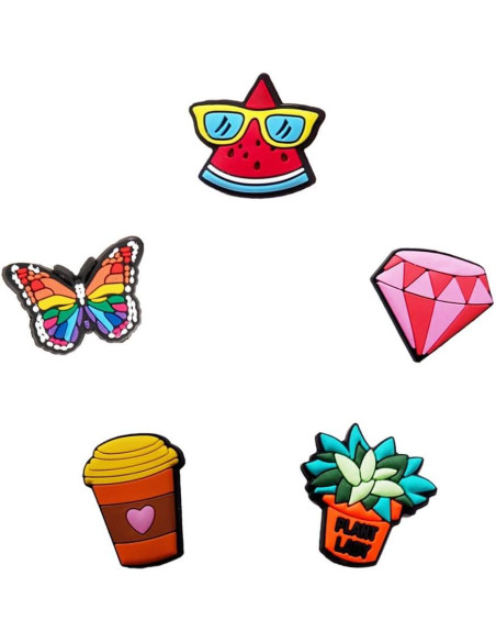 30 Piezas Encantos de PVC para Decoración de Zapatos