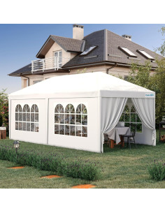 Carpa Quictent 3x6m para Fiesta con Paredes Removibles 2