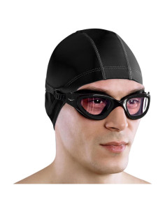 Gafas de natación AqtivAqua con lentes amplios y antiempañante